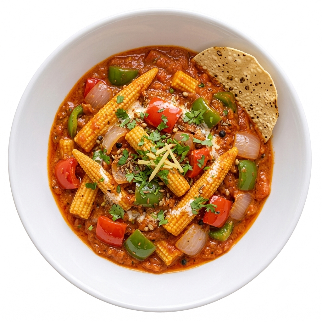 Baby Corn Kadai